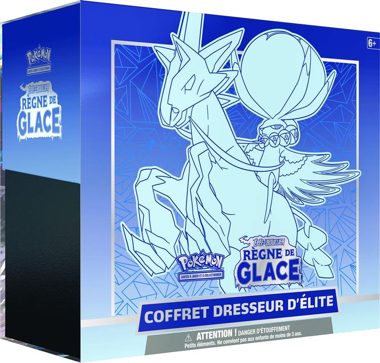 Coffret Dresseur d’élite Pokémon Règne de Glace — Sylveroy Cavalier du Froid EB06 en français