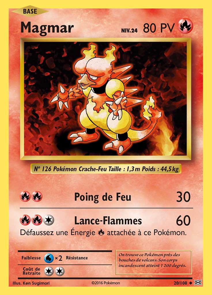 Magmar 020/108 — Évolutions