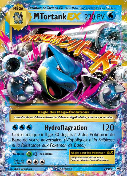 M-Tortank-EX 022/108 — Évolutions