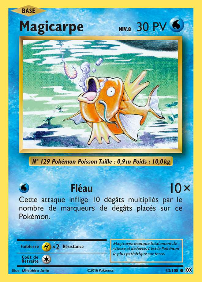 Magicarpe 033/108 — Évolutions