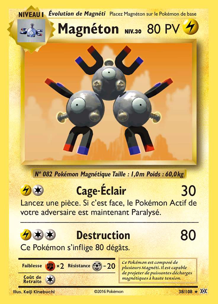 Magnéton 038/108 — Évolutions