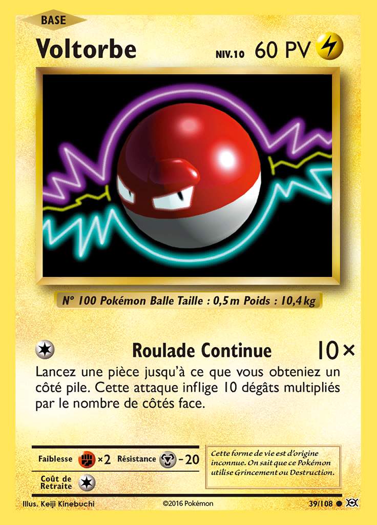 Voltorbe 039/108 — Évolutions