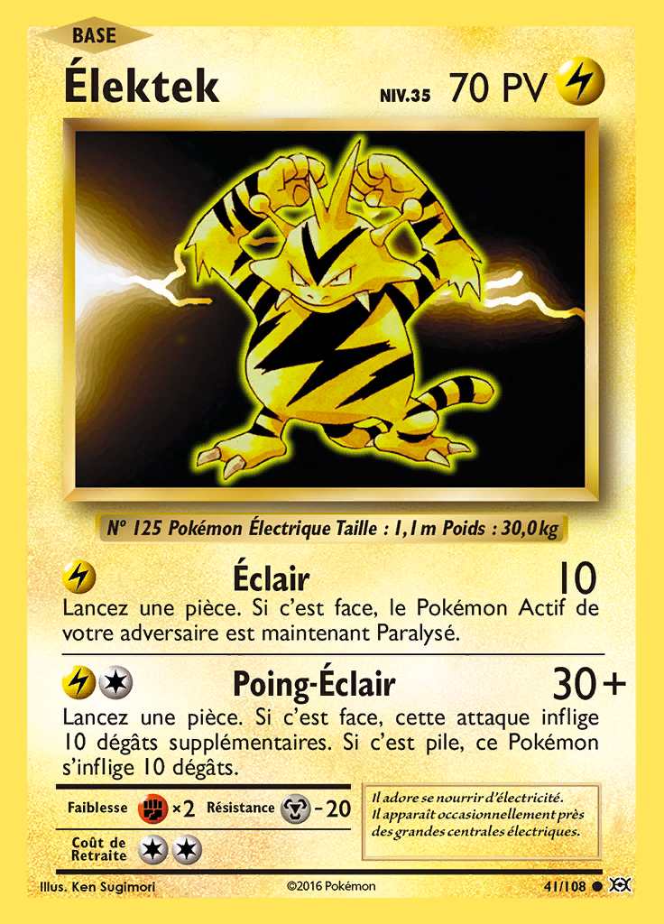 Élektek 041/108 — Évolutions