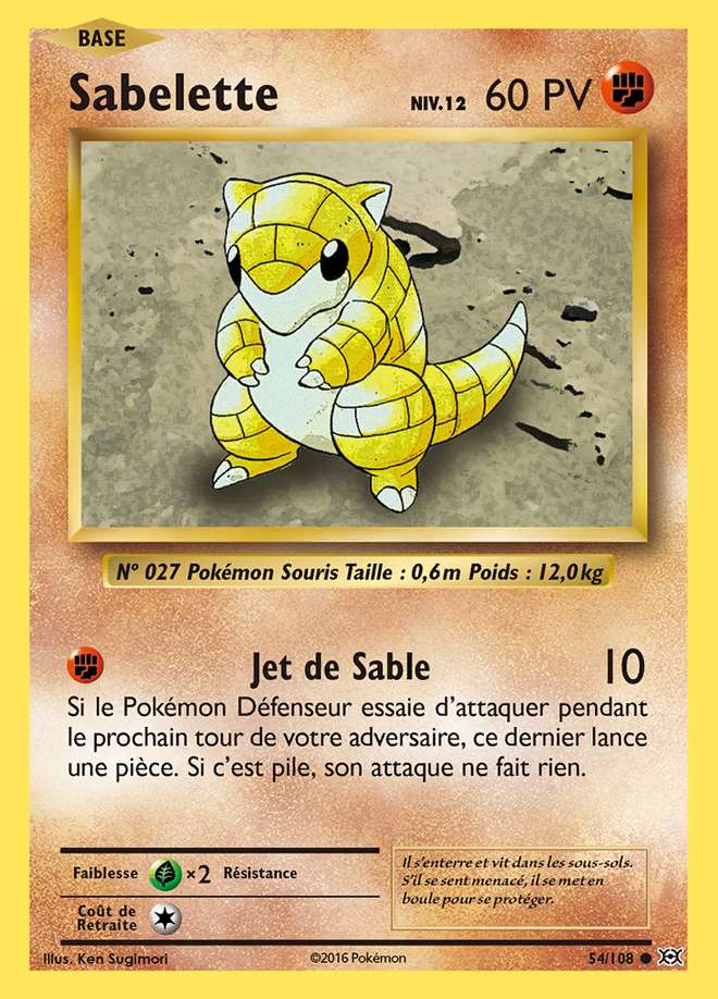Sabelette 054/108 — Évolutions