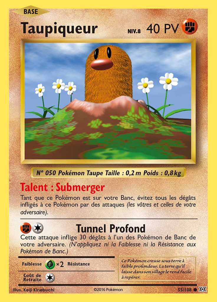 Taupiqueur 055/108 — Évolutions