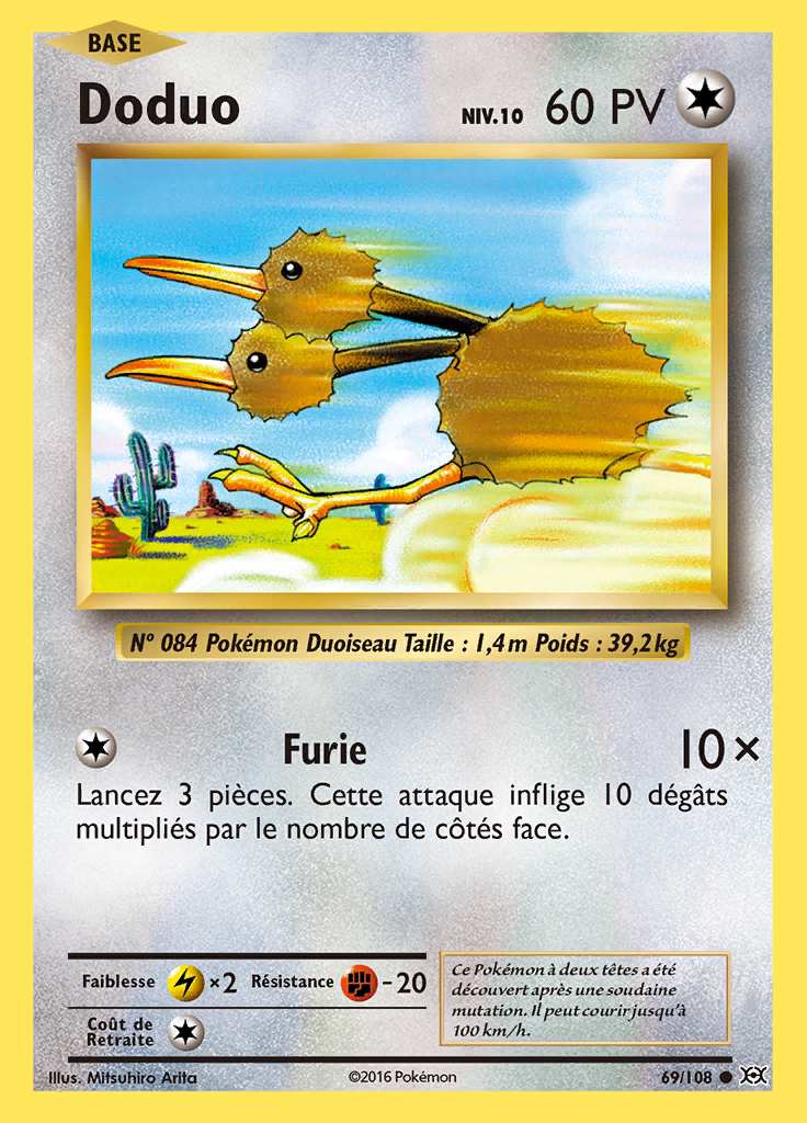 Doduo 069/108 — Évolutions