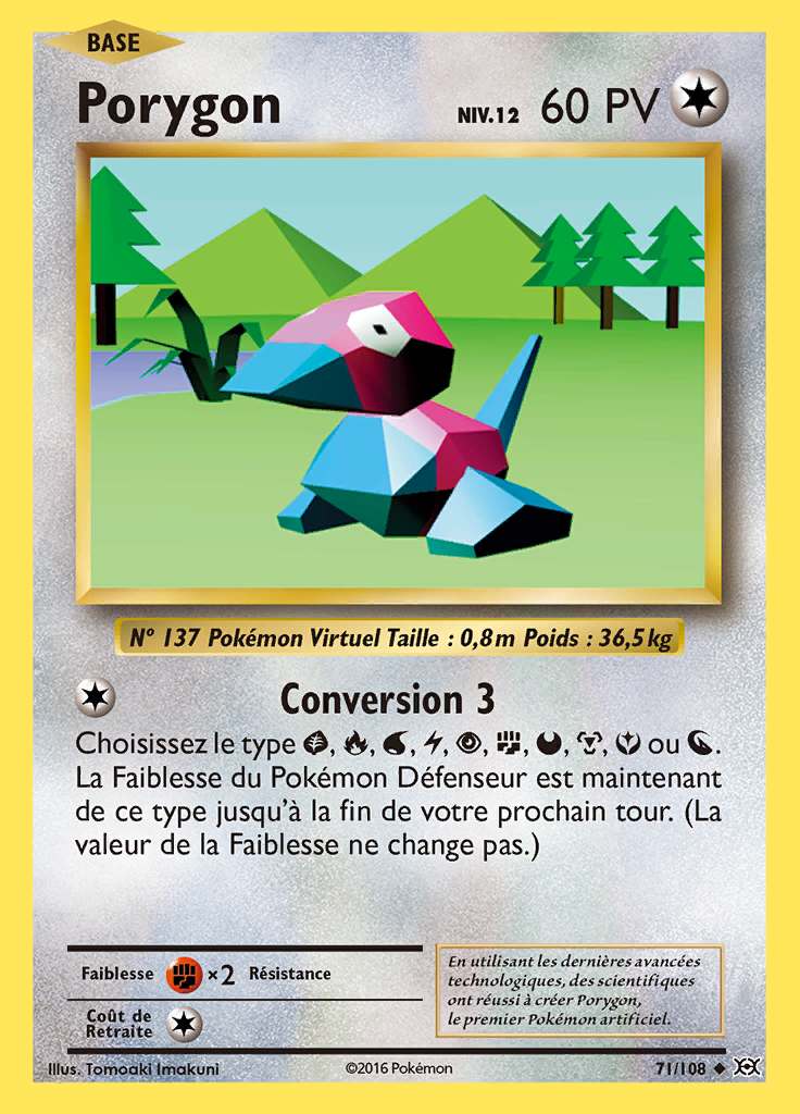 Porygon 071/108 — Évolutions