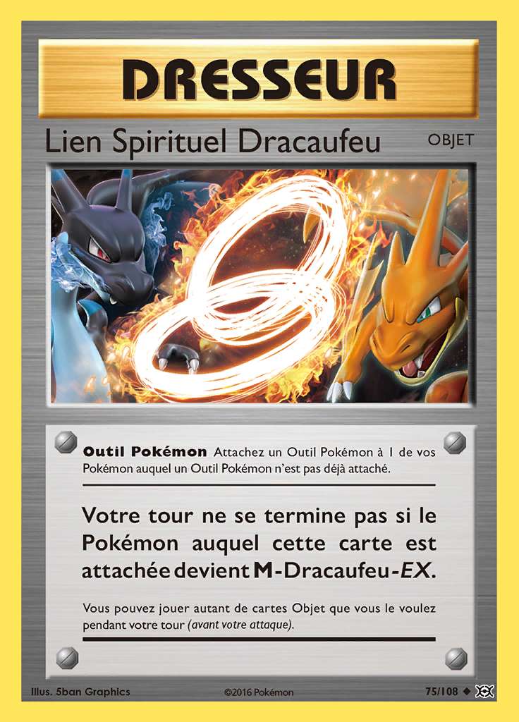Lien Spirituel Dracaufeu 075/108 — Évolutions