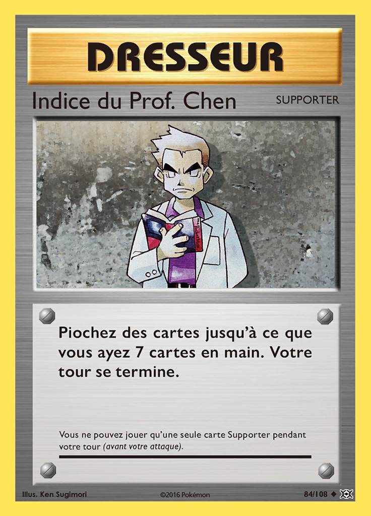 Indice du Prof. Chen 084/108 — Évolutions