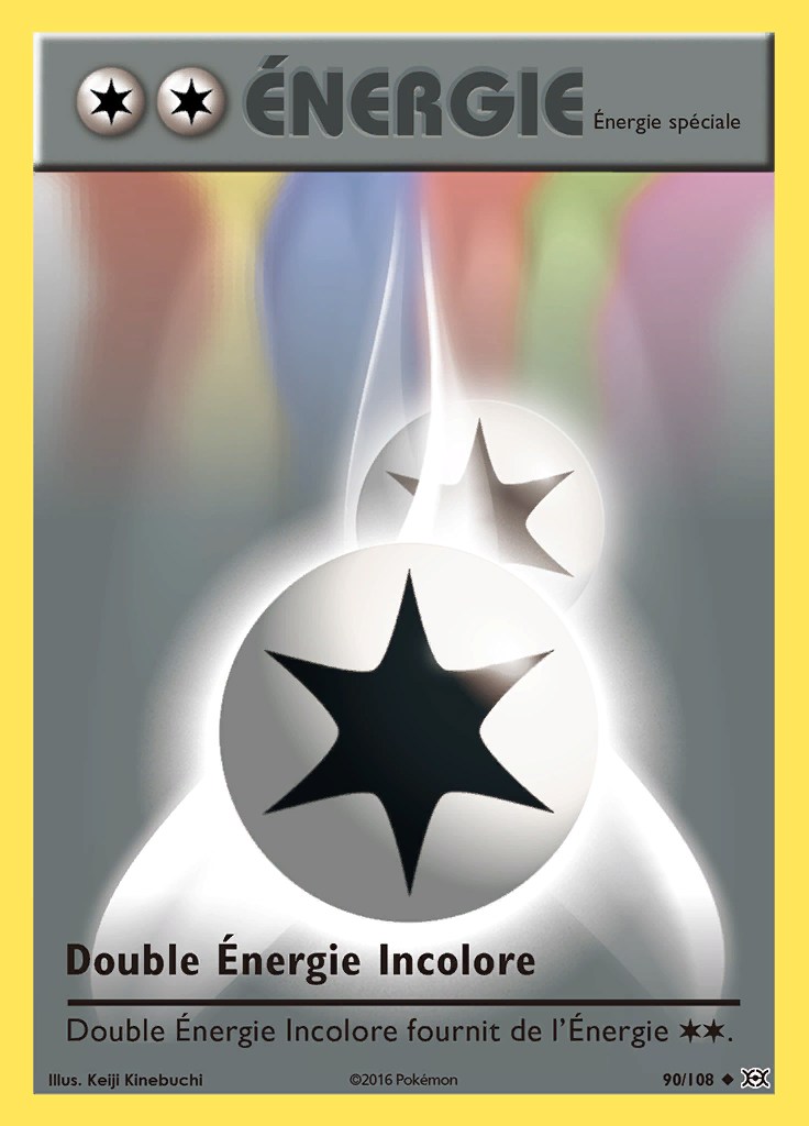 Double Énergie Incolore 090/108 — Évolutions