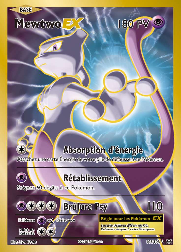 Mewtwo-EX 103/108 — Évolutions