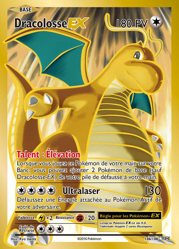 Dracolosse-EX 106/108 — Évolutions