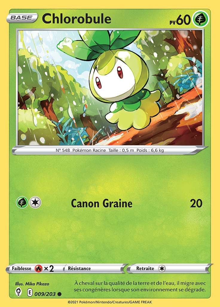 Chlorobule 009/203 — Évolution Céleste