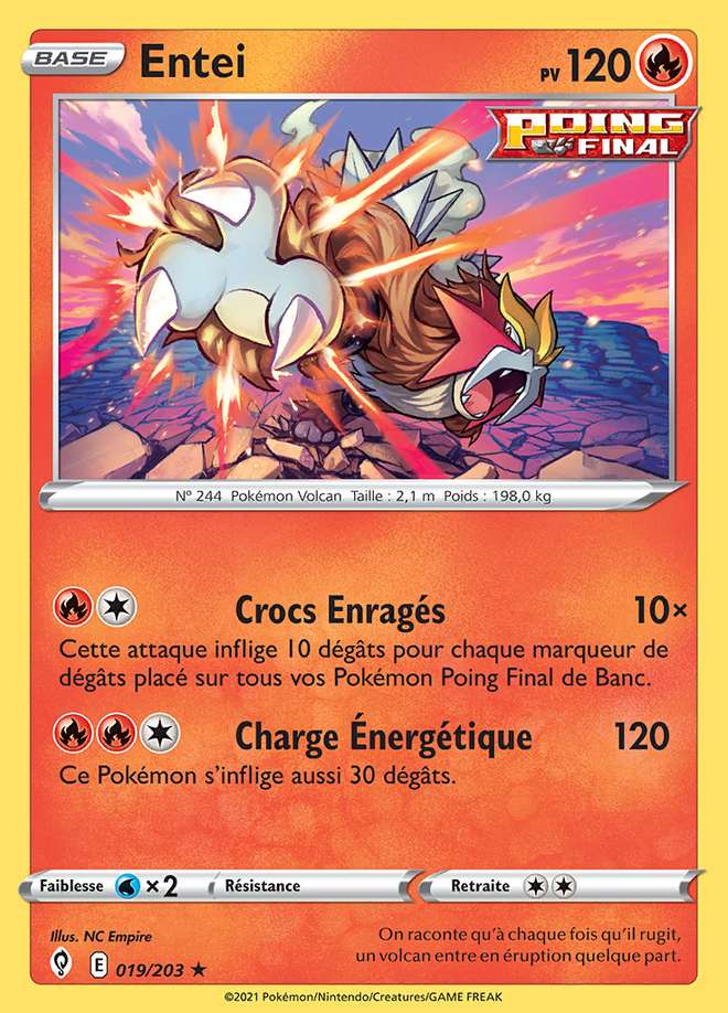 Entei 019/203 — Évolution Céleste