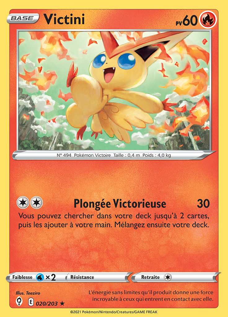 Victini 020/203 — Évolution Céleste