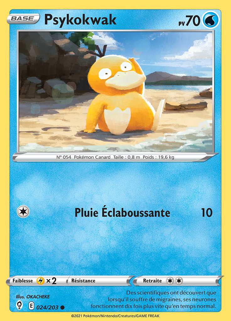 Psykokwak 024/203 — Évolution Céleste