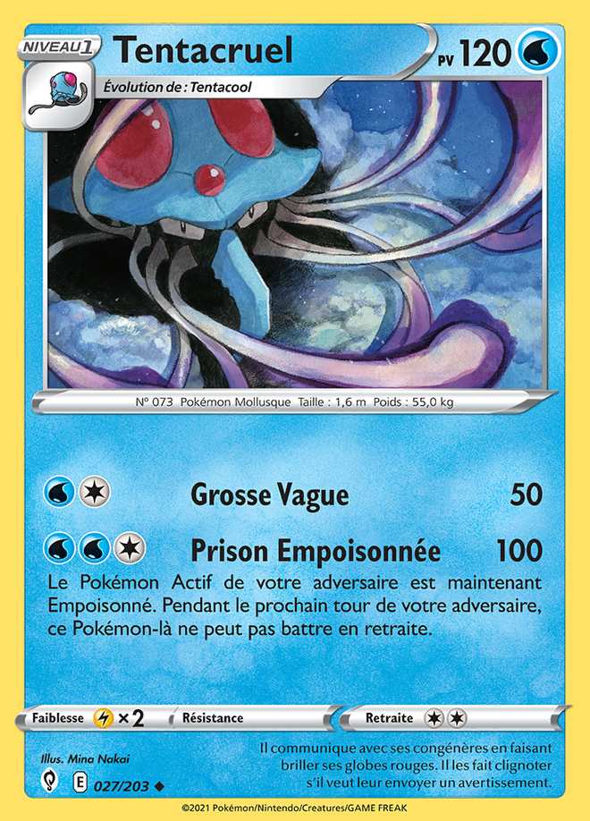 Tentacruel 027/203 — Évolution Céleste