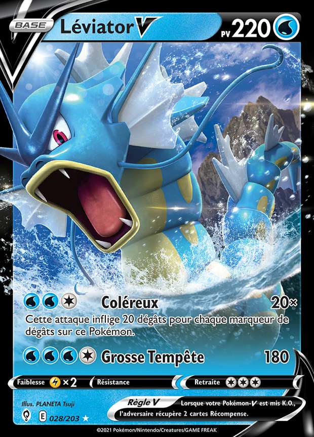 Léviator V 028/203 — Évolution Céleste