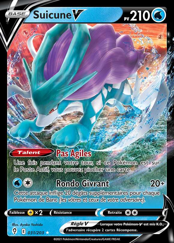 Suicune V 031/203 — Évolution Céleste