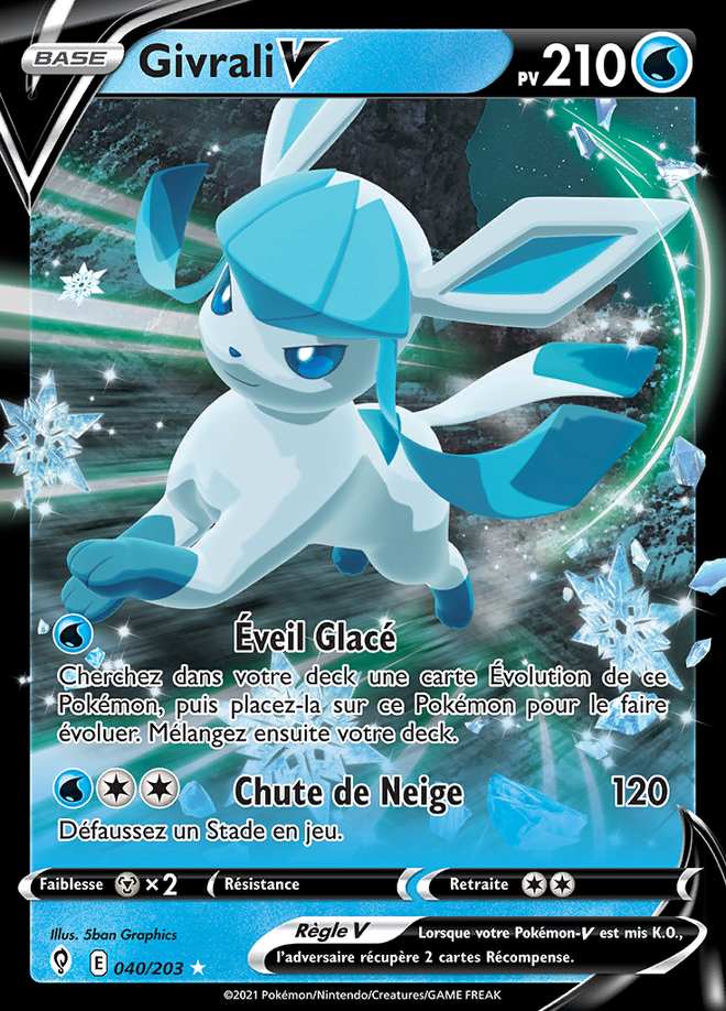 Givrali V 040/203 — Évolution Céleste