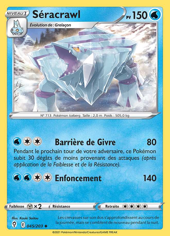 Séracrawl 045/203 — Évolution Céleste