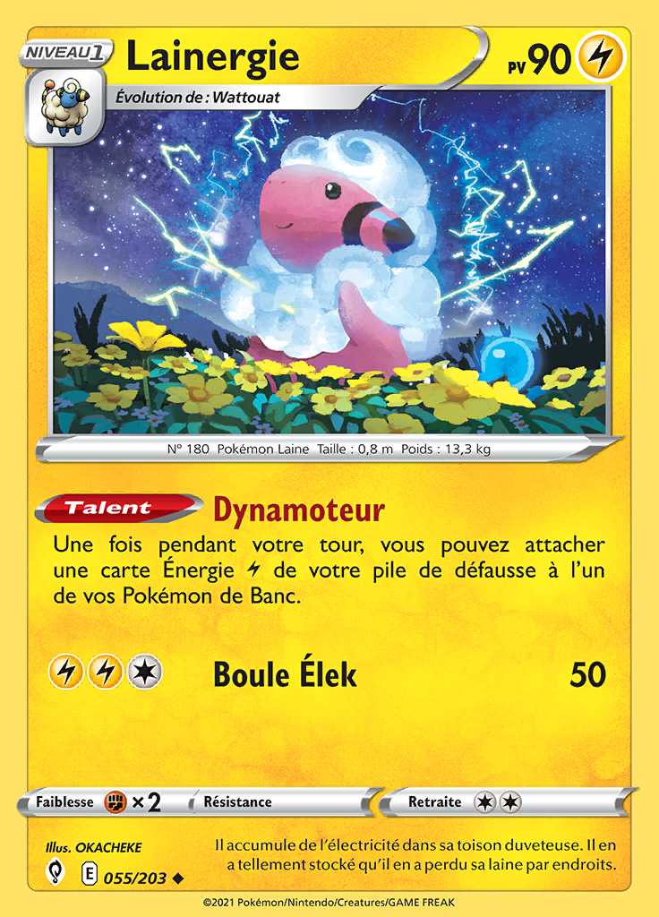 Lainergie 055/203 — Évolution Céleste