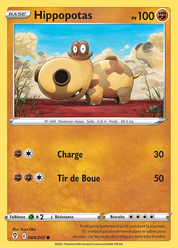 Hippopotas 084/203 — Évolution Céleste