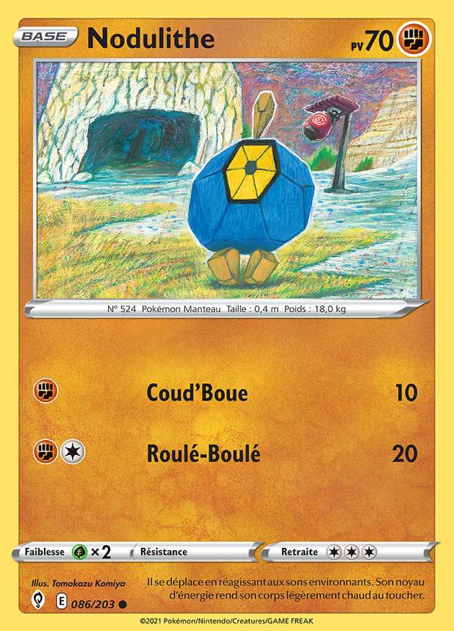 Nodulithe 086/203 — Évolution Céleste