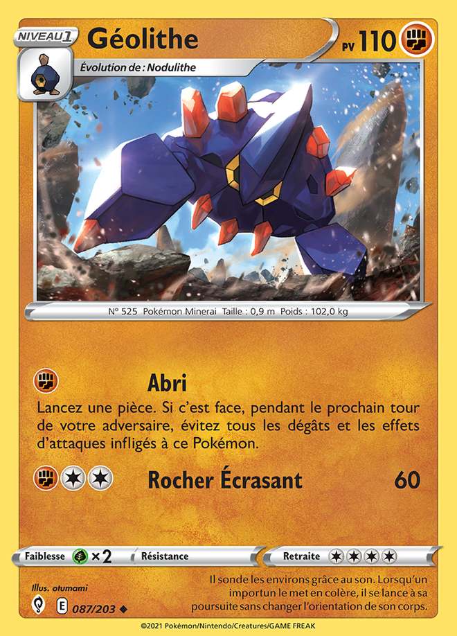 Géolithe 087/203 — Évolution Céleste