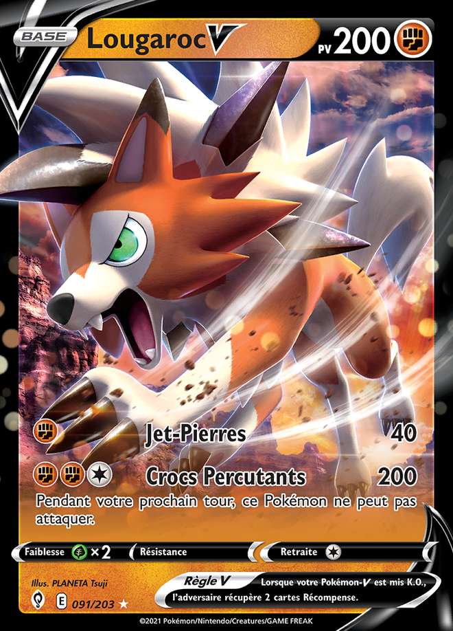 Lougaroc V 091/203 — Évolution Céleste