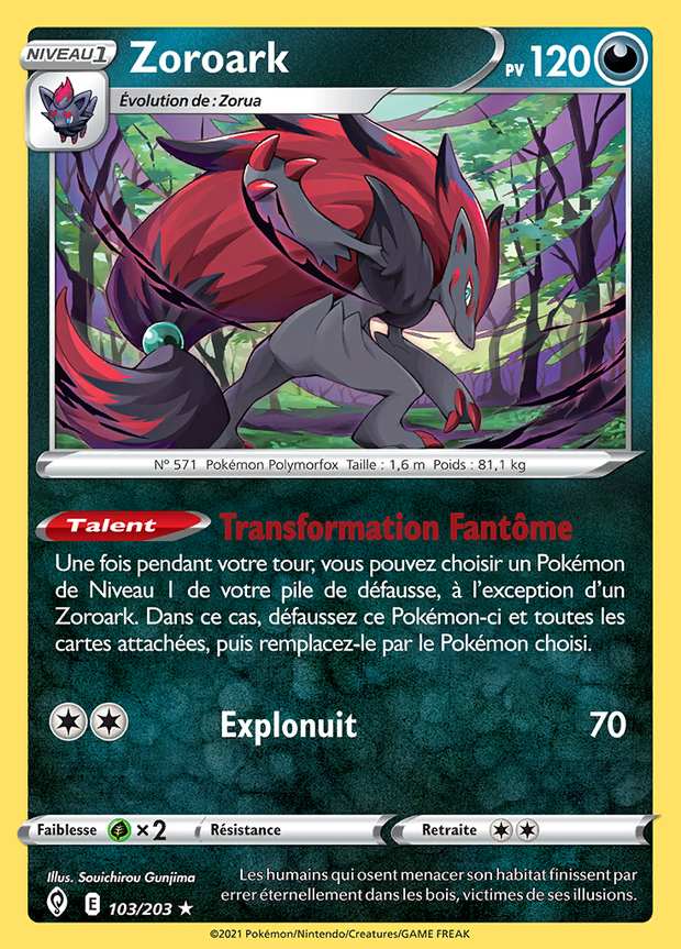 Zoroark 103/203 — Évolution Céleste