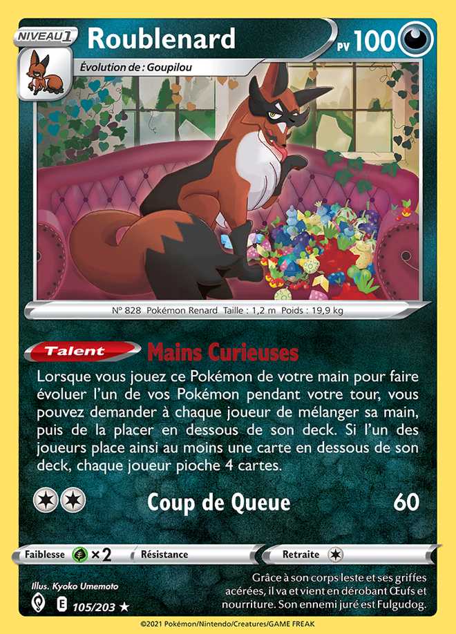 Roublenard 105/203 — Évolution Céleste