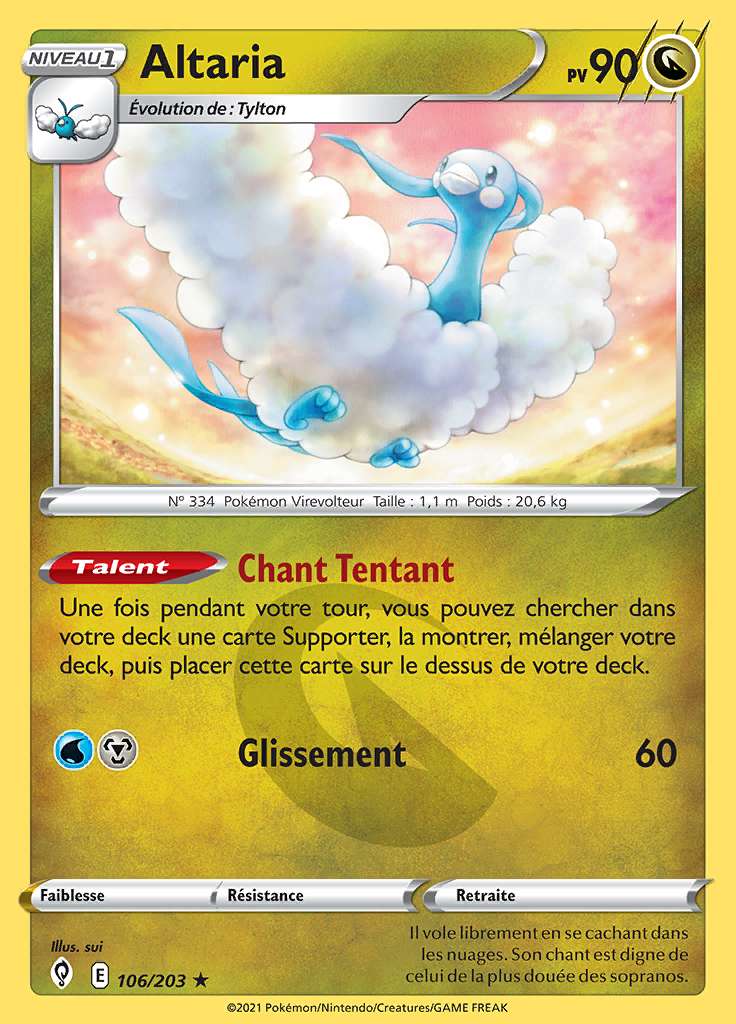 Altaria 106/203 — Évolution Céleste