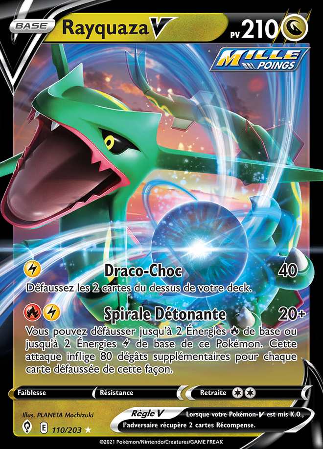 Rayquaza V 110/203 — Évolution Céleste