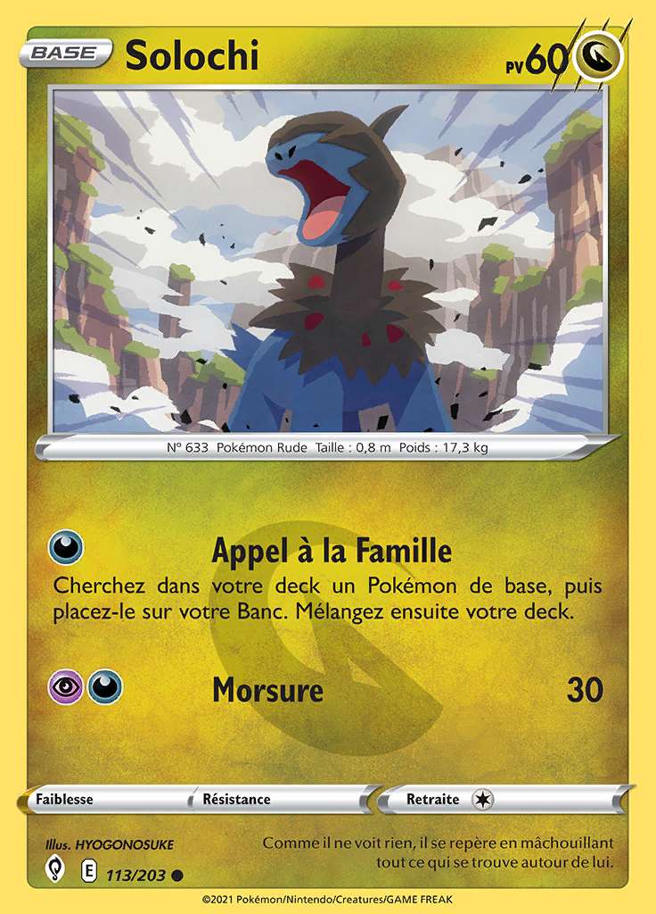 Solochi 113/203 — Évolution Céleste