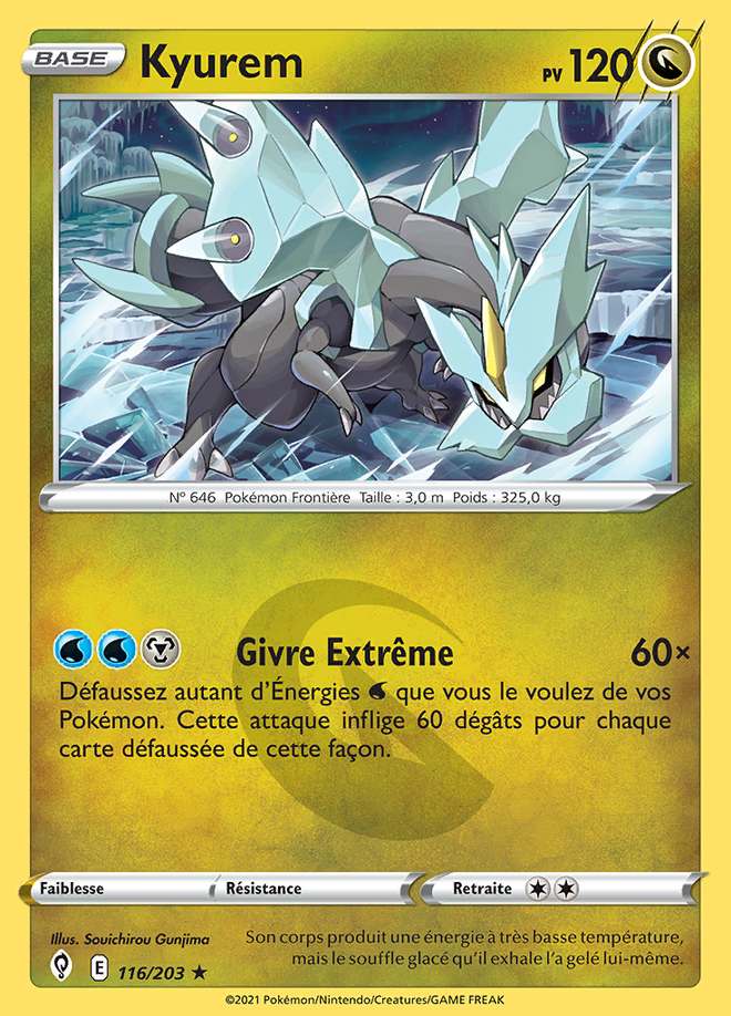 Kyurem 116/203 — Évolution Céleste