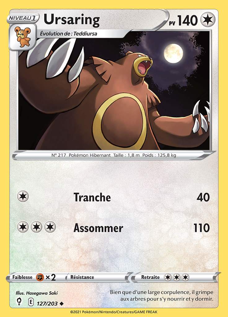 Ursaring 127/203 — Évolution Céleste