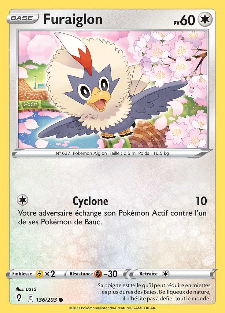 Furaiglon 136/203 — Évolution Céleste