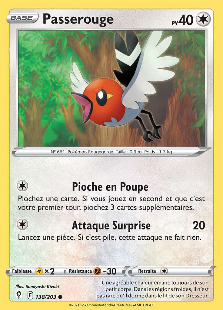 Passerouge 138/203 — Évolution Céleste