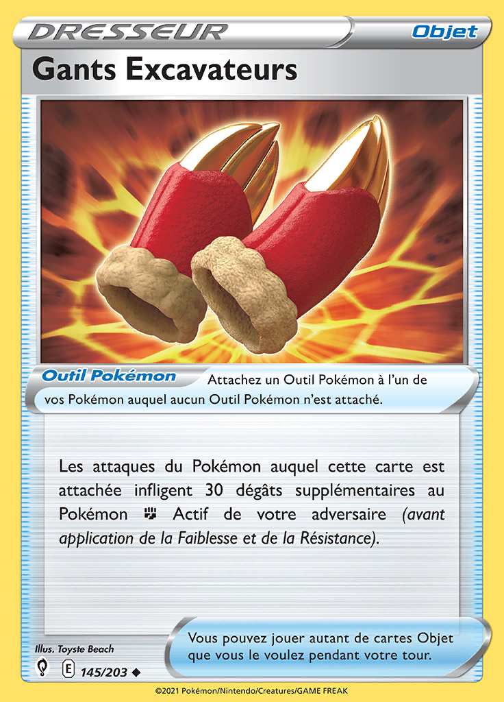Gants Excavateurs 145/203 — Évolution Céleste