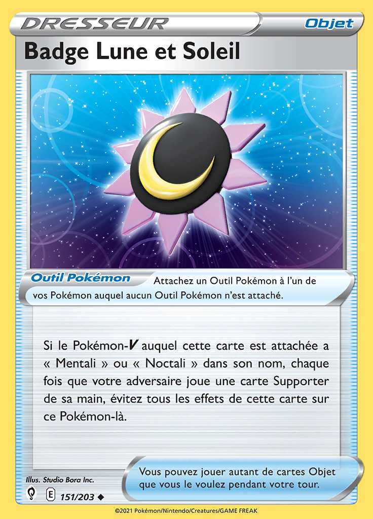 Badge Lune et Soleil 151/203 — Évolution Céleste