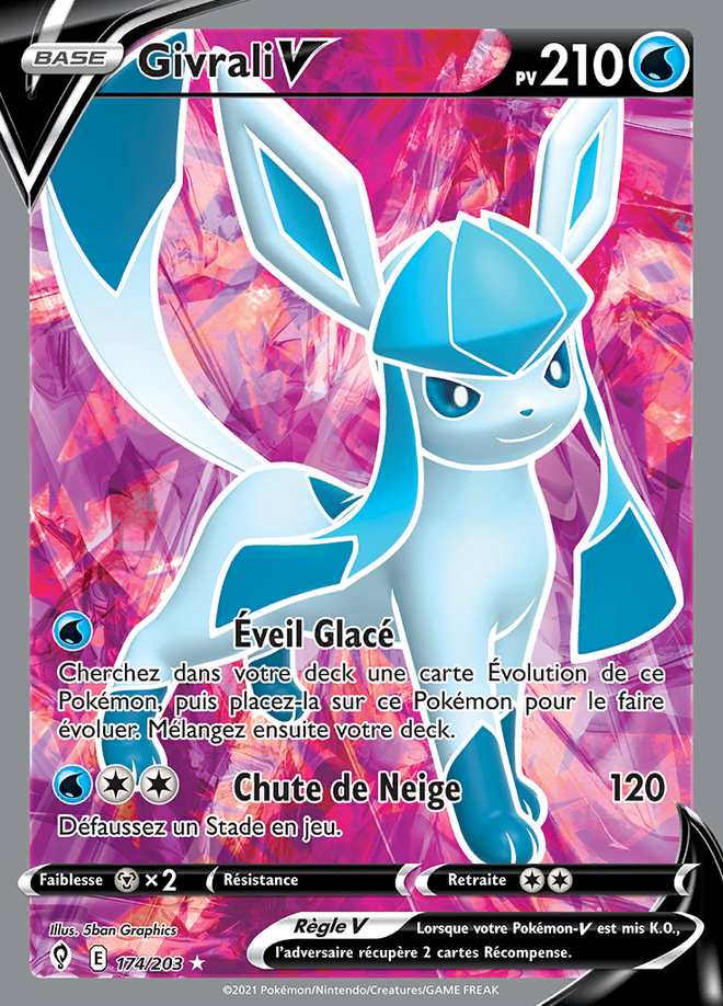 Givrali V 174/203 — Évolution Céleste