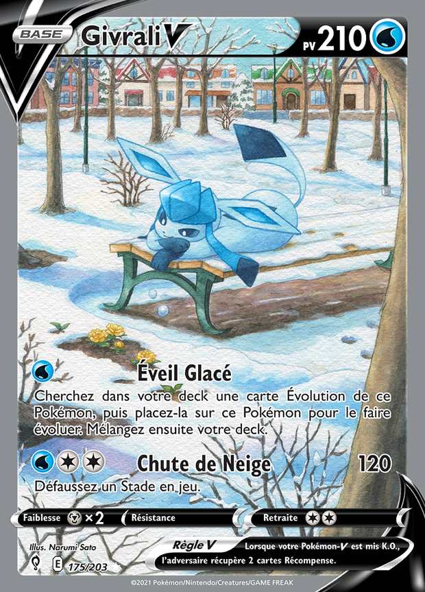 Givrali V 175/203 — Évolution Céleste