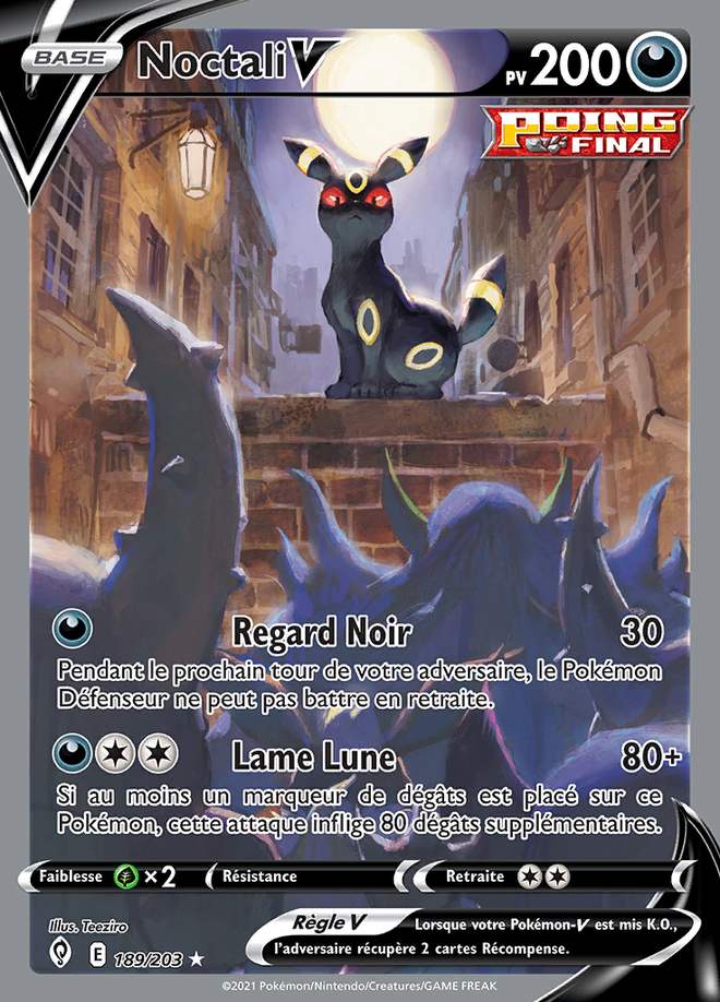 Noctali V 189/203 — Évolution Céleste