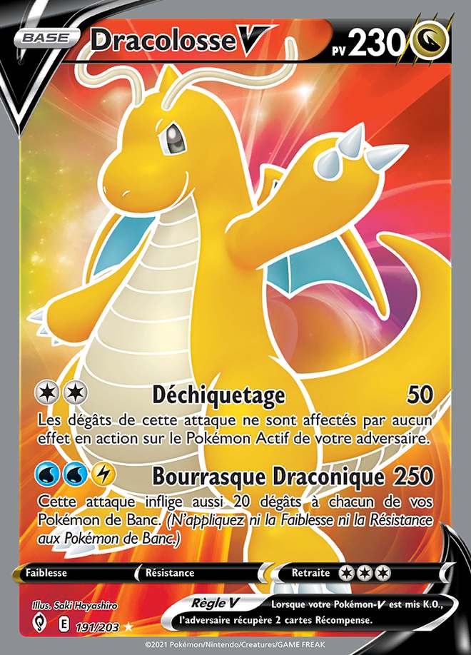 Dracolosse V 191/203 — Évolution Céleste