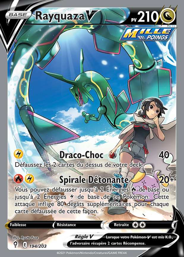 Rayquaza V 194/203 — Évolution Céleste
