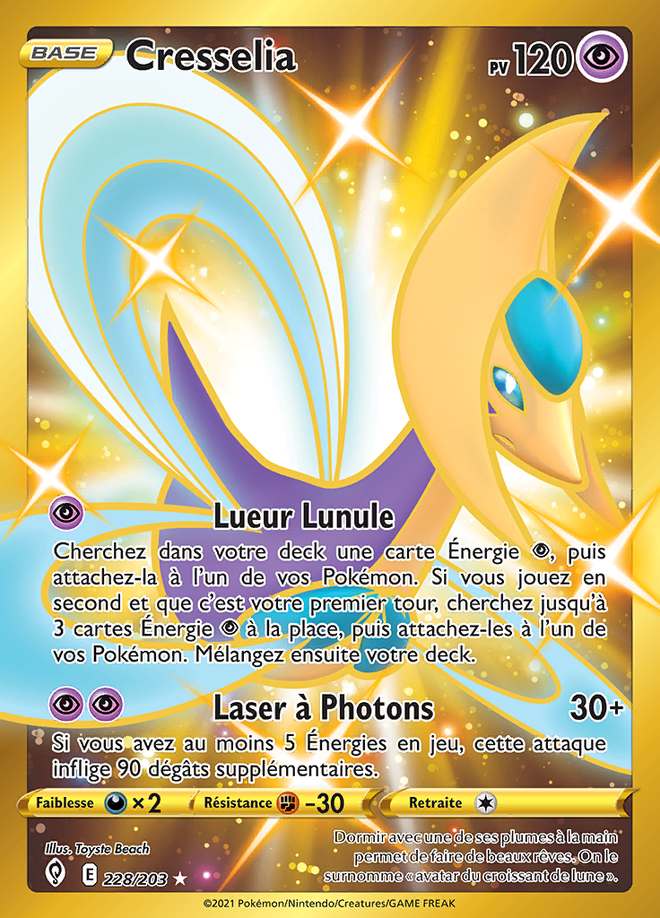 Cresselia 228/203 — Évolution Céleste