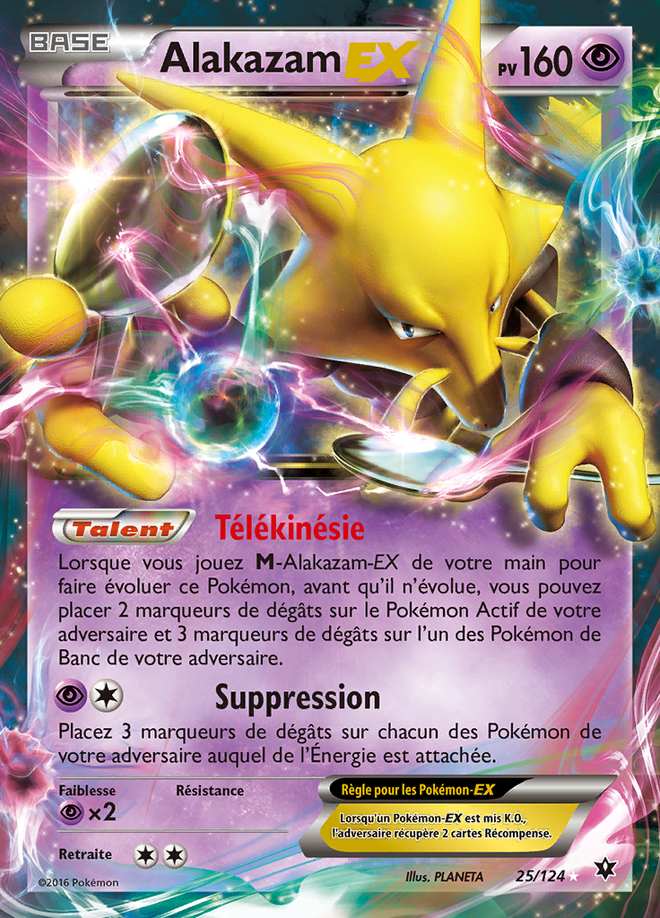 Alakazam-EX 025/124 — Impact des Destins
