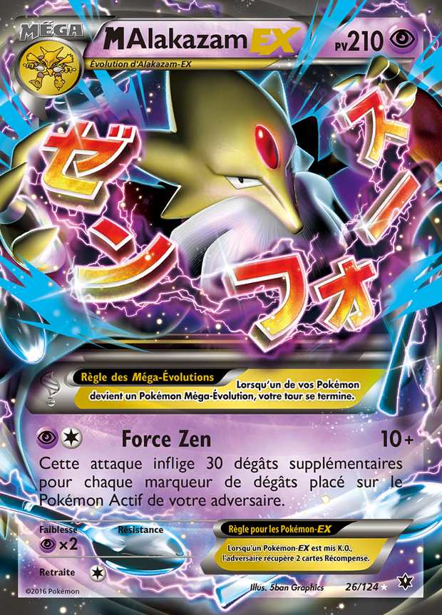 M-Alakazam-EX 026/124 — Impact des Destins
