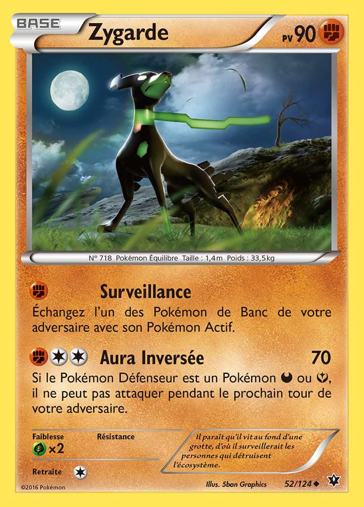 Zygarde 052/124 — Impact des Destins